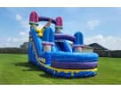 Perfect for Frisco birthday parties, this ice cream water slide rental in Dallas features wet or dry play for any weather