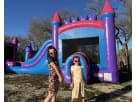 Castle bounce house with water slide rental in Dallas, perfect for McKinney parties with kids ages 3-12.