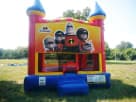 Incredibles bounce house rental in Houston with 13x13 moonwalk design, ideal for Sugar Land parties.