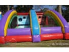 Quarterback Blitz Football interactive rental in Austin with dual arches—perfect for Leander youth sports parties and events.