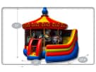 Carousel Bounce House Dimensions