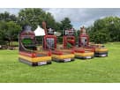 Perfect for Grand Prairie parties, this pirate-themed carnival game rental in Dallas features 4 interactive games ideal for group