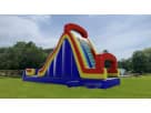 18ft rock climb dual lane dry slide rental in Houston with dual climbing walls—ideal for Sugar Land parties.