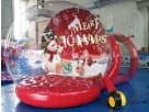 Perfect for McKinney holiday parties, this Christmas bounce house rental in Dallas features festive snowman and reindeer designs
