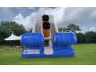 Titanic Adventure dual lane water slide rental in Dallas with 33ft height, ideal for large school events in Garland.