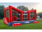 Wipe-Out Challenge con obstáculos disponible para renta en Austin — ideal para eventos en Cedar Park.
