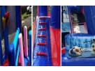 Inside Frozen Bounce House with Slide