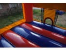 13x13 pirate bounce house rental in Houston with red and blue striped surface, ideal for Cypress birthday parties.