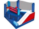 Perfect for San Marcos kids' parties, this Ninja Turtles 5-in-1 bounce house rental in Austin features a wet or dry slide