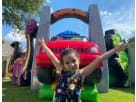 Dinosaur Land toddler obstacle course rental in Dallas with slide and ball pit—ideal for Grand Prairie birthday parties.