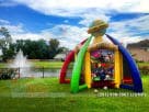 Junior Sports Games interactive bounce house rental in Dallas with six activity stations, ideal for Plano birthday parties