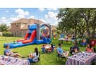 Justice League backyard Birthday Party Celebration 8 Years Old Party