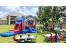 Justice League backyard Birthday Party