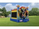 superhero justice league batman superman bounce house moonwalk rentals