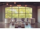 Lounge Furniture Booth + Square Ottoman Set for 16
