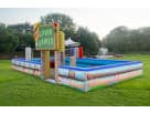 Lawn Games interactive rental in Austin with Giant Splash Pong, Cornhole, and Ring Toss — ideal for San Marcos parties.