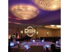 Pista de baile LED iluminada personalizable en renta en Houston, perfecta para graduaciones con luz de sorpresa.