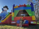 Lego Themed Bounce House Combo
