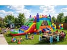 Lego Kids Party Bounce House delivered to Houston, Austin, San Antonio, Dallas and across the United States.