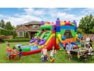 Lego Kids Party Bounce House delivered to Houston, Austin, San Antonio, Dallas and across the United States.