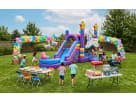 Llama bounce house combo with wet or dry slide rental in Dallas, perfect for Arlington birthday parties and backyard events