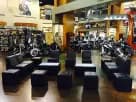 Black 8 Person Lounge Furniture Set Rentals