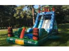 Tropical water slide with pool rental in Austin — perfect for San Marcos summer parties and backyard events.