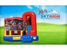 Marvel superhero bounce house rental in Austin with wet or dry slide, ideal for San Marcos parties.