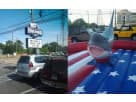 Renta de Mechanical Shark interactivo disponible en Austin — perfecta para eventos emocionantes en Cedar Park.