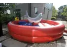 Mechanical shark ride rental in Houston perfect for backyard parties with thrilling interactive entertainment for kids and adults