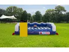 Blue and white mechanical surf inflatable rental in Houston—perfect for Katy summer parties and interactive entertainment.