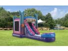 Mermaid bounce house combo with dual water slides for Dallas party rentals, featuring wet or dry versatility ideal for Mesquite