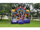 Mickey Mouse Park & Friends Disney-licensed bounce house rental in Houston with classic castle design, ideal for Pearland