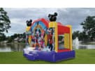 Perfect for Austin birthday parties, this Disney-licensed Mickey Mouse bounce house rental features a classic design with slide