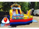 Toddler Mickey Mouse bounce house with dual slides available for rental in Dallas — perfect for Arlington birthday parties.