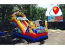 Mickey Playzone toddler bounce house with dual slides in Dallas—Disney-licensed wet or dry rental perfect for Grand Prairie