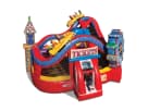 Perfect for McKinney birthday parties, this toddler bounce house rental in Dallas features dual slides, climbing wall, and ticket