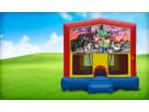 13x13 Minecraft bounce house rental in Houston with dual entrances, perfect for Katy birthday parties and events.