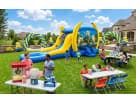 Minions bounce house rental in Dallas with dual slides — ideal for Arlington birthday parties.