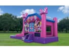 Minnie Mouse bounce house rental in Dallas with wet or dry slide, perfect for Plano parties.