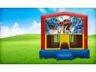 Moana-themed inflatable bounce house rental in Austin, perfect for Leander backyards with bold movie character design.
