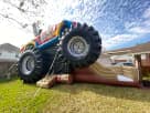 Monster Truck Bouncy Castle Moonwalk Houston