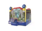 Monsters University bounce house rental in Austin with dual slides, ideal for San Marcos birthday parties.