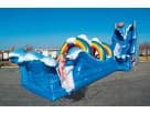 Perfect for Houston summer parties, this 60ft Niagara Falls water slide rental features dual climbing sides and endless