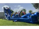 24ft Niagara Falls water slide rental in Houston with 60ft of sliding action, ideal for summer parties in The Woodlands.