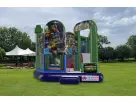 Ninja Turtles 5in1 bounce house rental in Austin with wet or dry slide, ideal for Pflugerville parties.