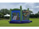 Ninja Turtles 5in1 bounce house rental in Dallas with wet or dry slide—ideal for Frisco parties.
