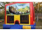 Noah's Ark bounce house rental in Dallas—13x13 moonwalk with mesh windows, perfect for Plano church festivals and kids' parties.