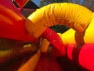Perfect for Cedar Park birthday parties, this Double Rush obstacle course rental in Austin features interconnected chambers