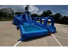 Dallas Ocean Helix water slide bounce house rental features bright blue design, ideal for Arlington parties.